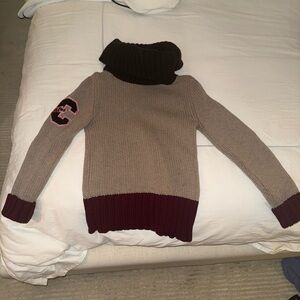 Chloe F/W 2001 patch sleeve turtle neck